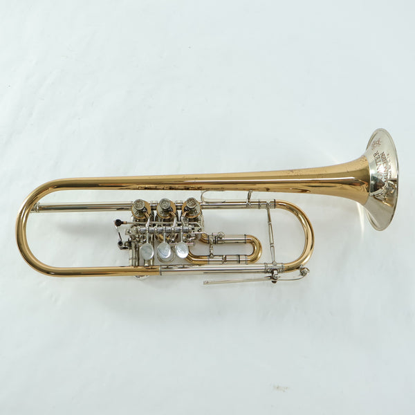 Ganter Model G7a Professional Bb German Rotary Trumpet OUTSTANDING- for sale at BrassAndWinds.com