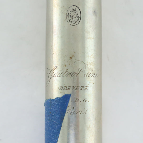 Gautrot Aine Double Wall 5-Key Metal Flute VERY RARE! HISTORIC COLLECTION- for sale at BrassAndWinds.com