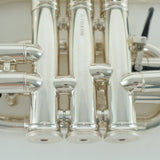 Getzen Model 3850 Custom Cornet in Silver Plate SN G70400 EXCELLENT- for sale at BrassAndWinds.com