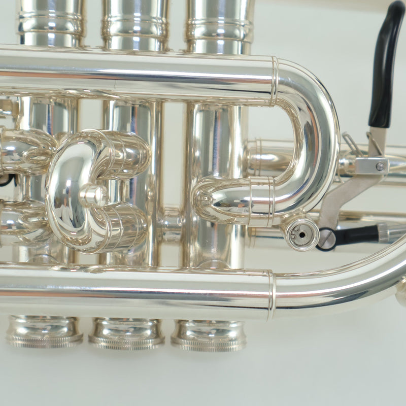 Getzen Model 3850 Custom Cornet in Silver Plate SN G70400 EXCELLENT- for sale at BrassAndWinds.com