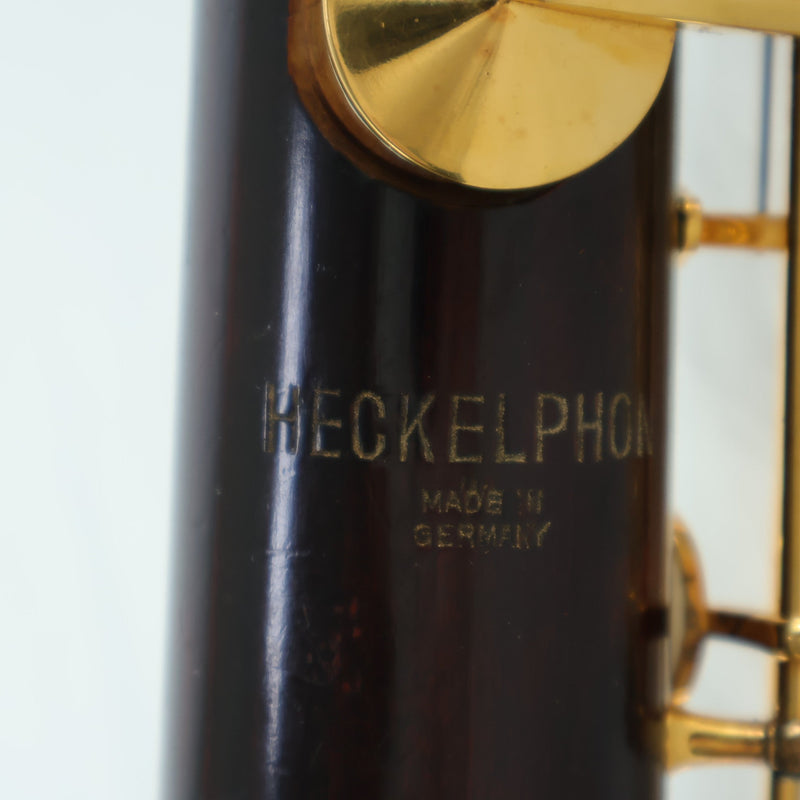 Heckelphone with Modern Gold Plated Keywork SN 4244 REBUILT BY TOM HINIKER- for sale at BrassAndWinds.com