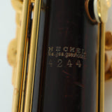 Heckelphone with Modern Gold Plated Keywork SN 4244 REBUILT BY TOM HINIKER- for sale at BrassAndWinds.com