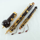 Heckelphone with Modern Gold Plated Keywork SN 4244 REBUILT BY TOM HINIKER- for sale at BrassAndWinds.com