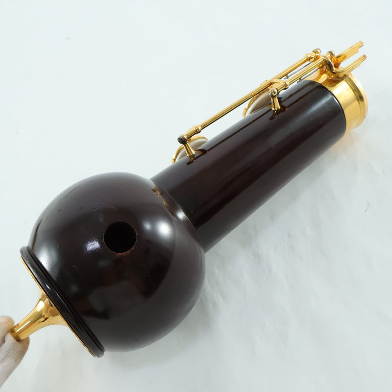 Heckelphone with Modern Gold Plated Keywork SN 4244 REBUILT BY TOM HINIKER- for sale at BrassAndWinds.com