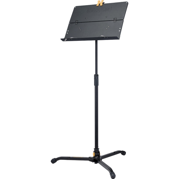 Hercules BS301B 'EZ Clutch' Orchestra Stand with Foldable Desk BRAND NEW- for sale at BrassAndWinds.com