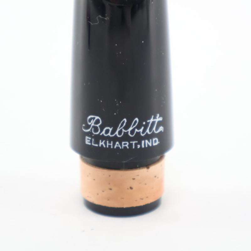 JJ Babbitt Bb Clarinet Plastic Mouthpiece - O Facing BRAND NEW- for sale at BrassAndWinds.com