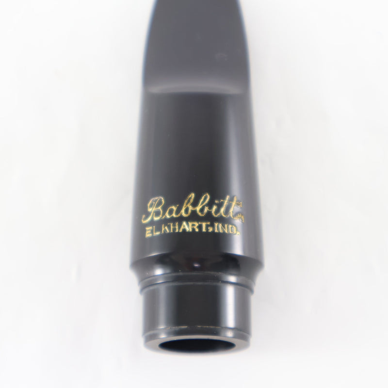 JJ Babbitt Hard Rubber 6 Alto Saxophone Mouthpiece BRAND NEW- for sale at BrassAndWinds.com