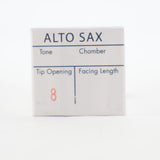 JJ Babbitt Hard Rubber 8 Alto Saxophone Mouthpiece BRAND NEW- for sale at BrassAndWinds.com