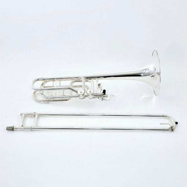 Jupiter Model JTB1180S Dual Rotor Bass Trombone SN DB03272 EXCELLENT- for sale at BrassAndWinds.com