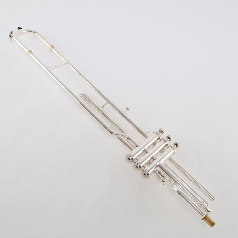 Jupiter Model JTB700VSQ Valve Bb Trombone in Silver Plate MINT CONDITION- for sale at BrassAndWinds.com