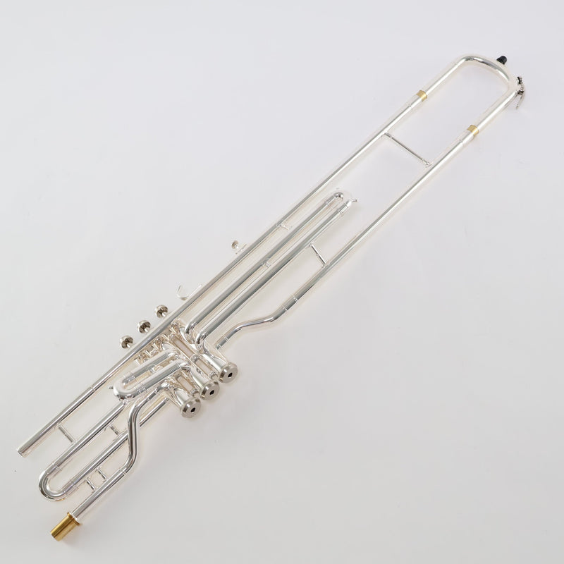 Jupiter Model JTB700VSQ Valve Bb Trombone in Silver Plate MINT CONDITION- for sale at BrassAndWinds.com