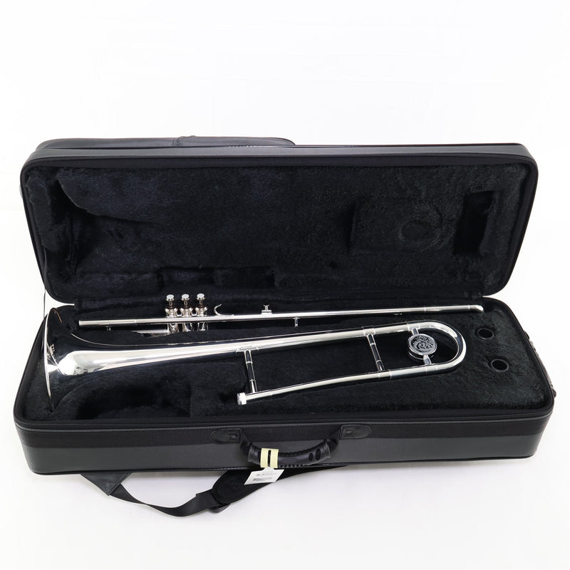 Jupiter Model JTB700VSQ Valve Bb Trombone in Silver Plate MINT CONDITION- for sale at BrassAndWinds.com