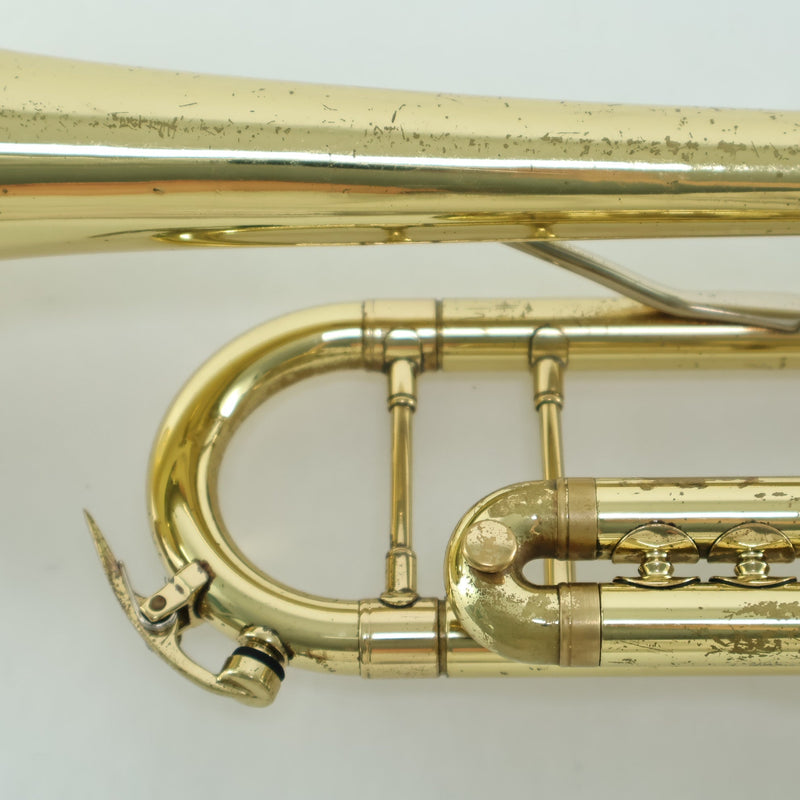 King Model K10 Professional Marching Bb Trumpet SN 429825 EXCELLENT- for sale at BrassAndWinds.com