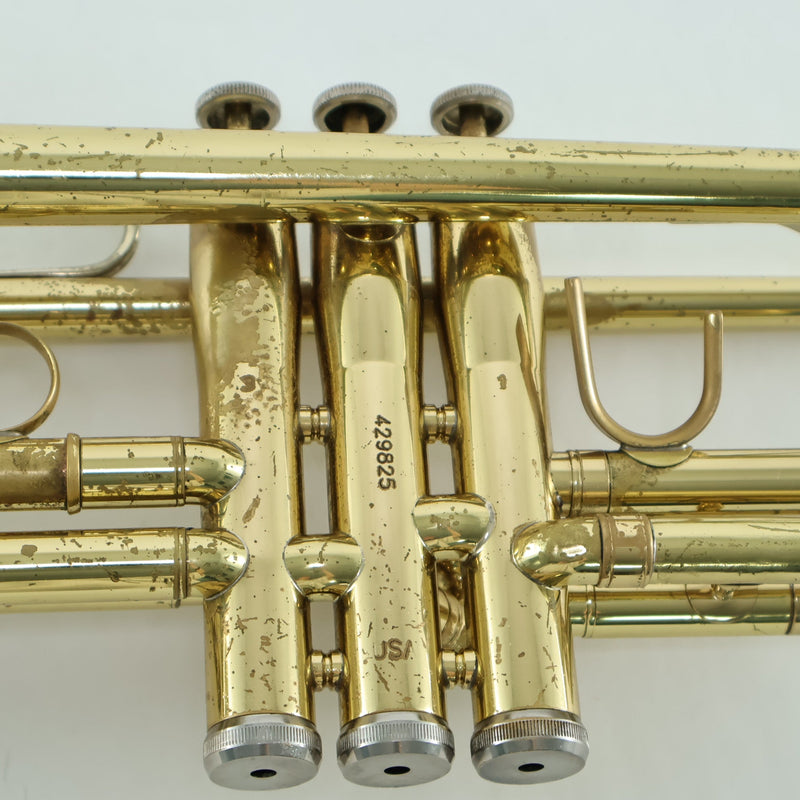 King Model K10 Professional Marching Bb Trumpet SN 429825 EXCELLENT- for sale at BrassAndWinds.com