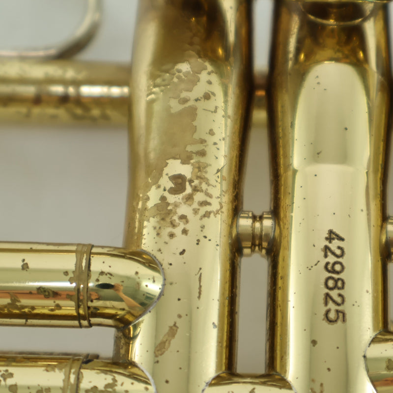 King Model K10 Professional Marching Bb Trumpet SN 429825 EXCELLENT- for sale at BrassAndWinds.com