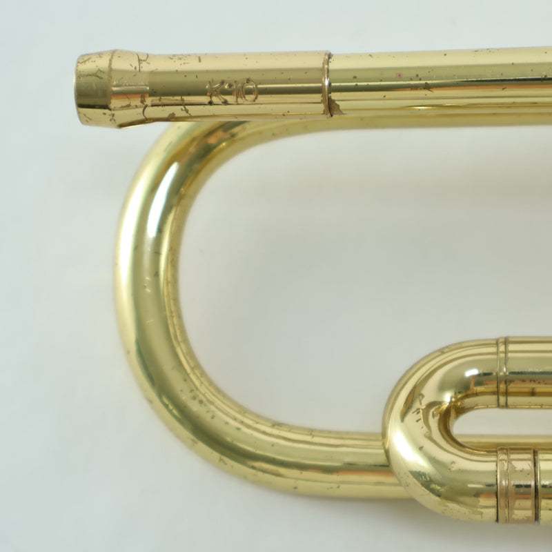 King Model K10 Professional Marching Bb Trumpet SN 429825 EXCELLENT- for sale at BrassAndWinds.com