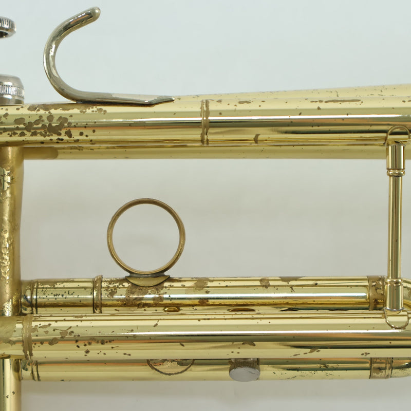 King Model K10 Professional Marching Bb Trumpet SN 429825 EXCELLENT- for sale at BrassAndWinds.com