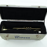 King Model K10 Professional Marching Bb Trumpet SN 429825 EXCELLENT- for sale at BrassAndWinds.com