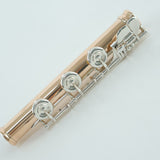 Lillian Burkart 14k Solid Rose Gold Handmade Flute SN 372 SUBLIME- for sale at BrassAndWinds.com