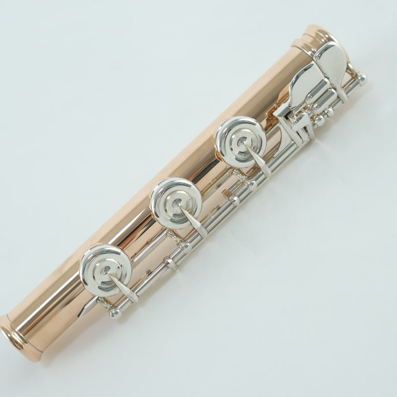 Lillian Burkart 14k Solid Rose Gold Handmade Flute SN 372 SUBLIME- for sale at BrassAndWinds.com