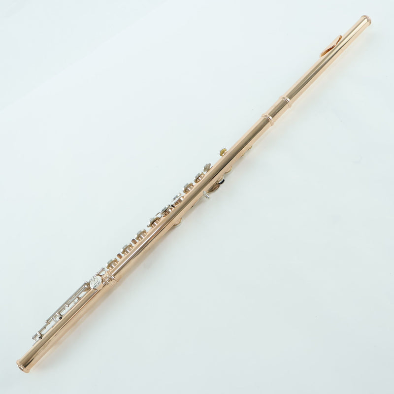 Lillian Burkart 14k Solid Rose Gold Handmade Flute SN 372 SUBLIME- for sale at BrassAndWinds.com