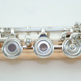 Lillian Burkart 14k Solid Rose Gold Handmade Flute SN 372 SUBLIME- for sale at BrassAndWinds.com