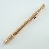 Lillian Burkart 14k Solid Rose Gold Handmade Flute SN 372 SUBLIME- for sale at BrassAndWinds.com