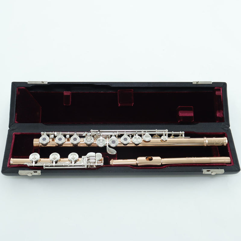 Lillian Burkart 14k Solid Rose Gold Handmade Flute SN 372 SUBLIME- for sale at BrassAndWinds.com