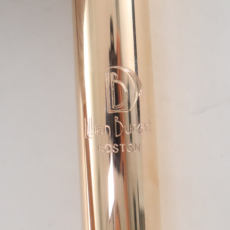 Lillian Burkart 19.5k Solid Gold Handmade Flute SN 331 EXQUISITE- for sale at BrassAndWinds.com