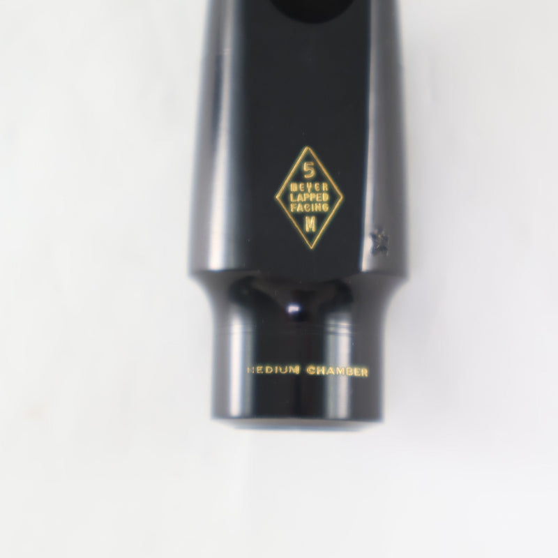 Meyer Hard Rubber 5 Alto Saxophone Mouthpiece BRAND NEW- for sale at BrassAndWinds.com