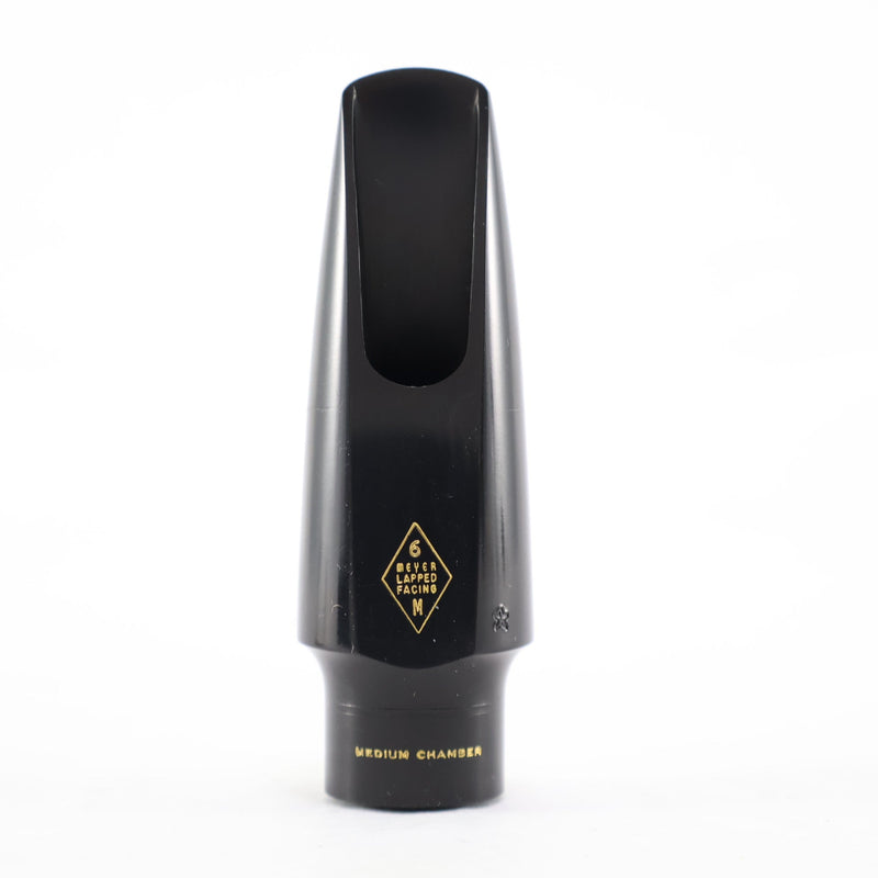 Meyer Hard Rubber 6 Alto Saxophone Mouthpiece BRAND NEW- for sale at BrassAndWinds.com