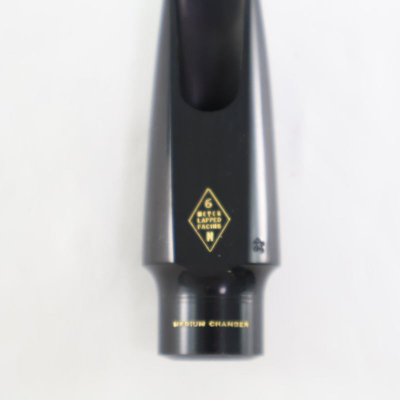 Meyer Hard Rubber 6 Alto Saxophone Mouthpiece BRAND NEW- for sale at BrassAndWinds.com