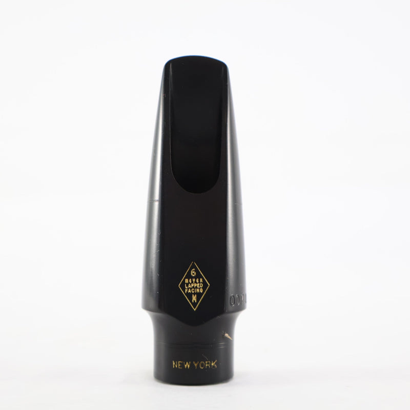 Meyer Hard Rubber 6 'New York' Alto Saxophone Mouthpiece BRAND NEW- for sale at BrassAndWinds.com