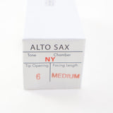 Meyer Hard Rubber 6 'New York' Alto Saxophone Mouthpiece BRAND NEW- for sale at BrassAndWinds.com