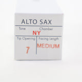 Meyer Hard Rubber 7 'New York' Alto Saxophone Mouthpiece BRAND NEW- for sale at BrassAndWinds.com