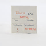 Meyer Metal 5 Tenor Saxophone Mouthpiece in Gold Plate BRAND NEW- for sale at BrassAndWinds.com