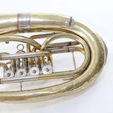 Miraphone Four Valve Oval Baritone Horn SN 6482 PLAYS AS IS- for sale at BrassAndWinds.com