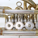 Miraphone Four Valve Oval Baritone Horn SN 6482 PLAYS AS IS- for sale at BrassAndWinds.com