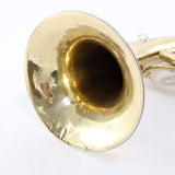 Miraphone Four Valve Oval Baritone Horn SN 6482 PLAYS AS IS- for sale at BrassAndWinds.com