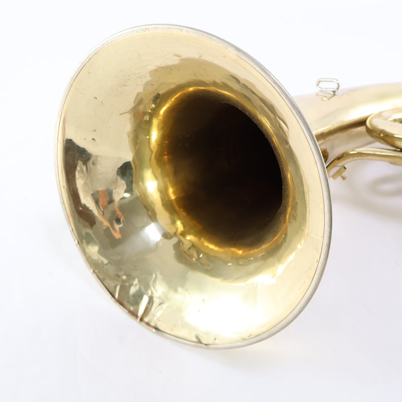 Miraphone Four Valve Oval Baritone Horn SN 6482 PLAYS AS IS- for sale at BrassAndWinds.com