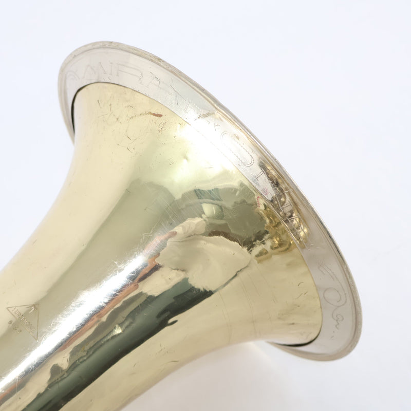 Miraphone Four Valve Oval Baritone Horn SN 6482 PLAYS AS IS- for sale at BrassAndWinds.com