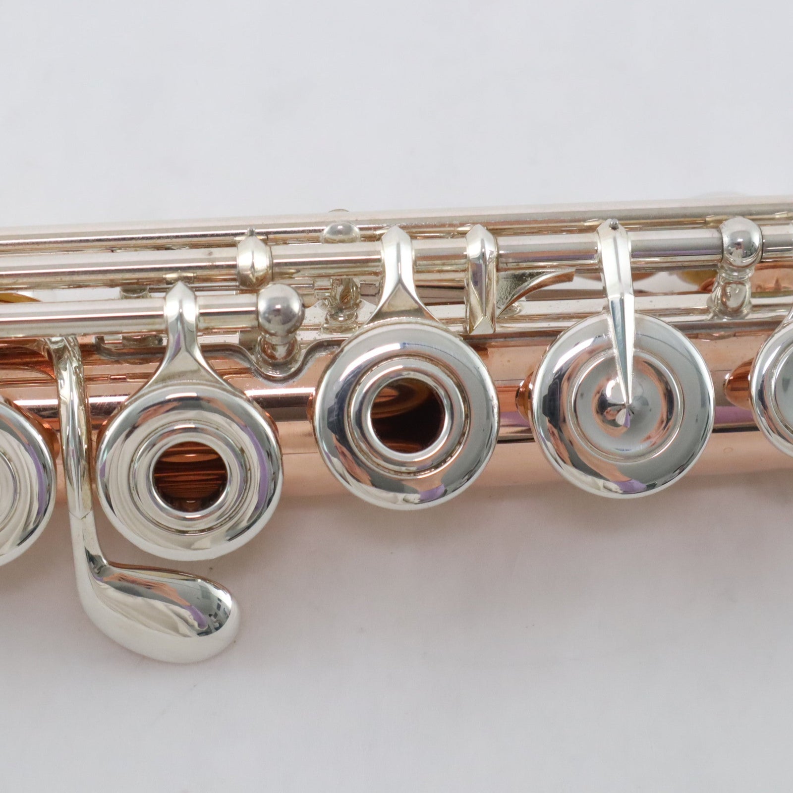 Prima Sankyo 10K Rose Gold Handmade Flute with B Foot / Offset G SN 22331  SUPERB