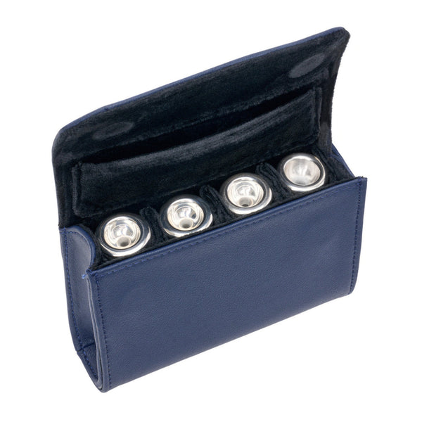 Protec Model A271NB INGO 4 Piece Trumpet Mouthpiece Pouch - Navy Blue BRAND NEW- for sale at BrassAndWinds.com