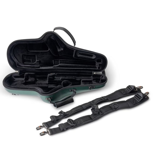 Protec Model BM304CTHG Micro ZIP Alto Saxophone Case in Hunter Green BRAND NEW- for sale at BrassAndWinds.com