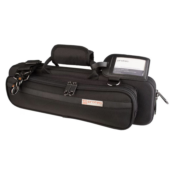 Protec Model PB308 Flute (B & C Foot) Slimline PRO PAC Case - Black BRAND NEW- for sale at BrassAndWinds.com