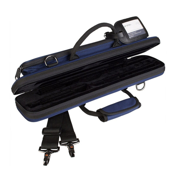 Protec Model PB308BX Flute (B & C Foot) Slimline PRO PAC Case - Blue BRAND NEW- for sale at BrassAndWinds.com