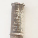 Rudall Rose and Carte Solid Silver Handmade Flute INTERESTING! HISTORIC COLLECTION- for sale at BrassAndWinds.com