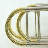 S.E. Shires Model Q36GA Q-Series Bass Trombone Dual Axial Flow Valves MINT CONDITION- for sale at BrassAndWinds.com