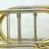 S.E. Shires Model Q36GA Q-Series Bass Trombone Dual Axial Flow Valves MINT CONDITION- for sale at BrassAndWinds.com