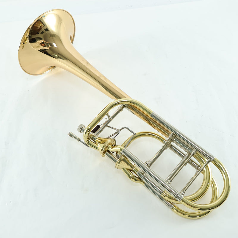 S.E. Shires Model Q36GA Q-Series Bass Trombone Dual Axial Flow Valves MINT CONDITION- for sale at BrassAndWinds.com